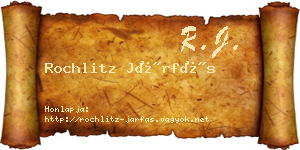 Rochlitz Járfás névjegykártya